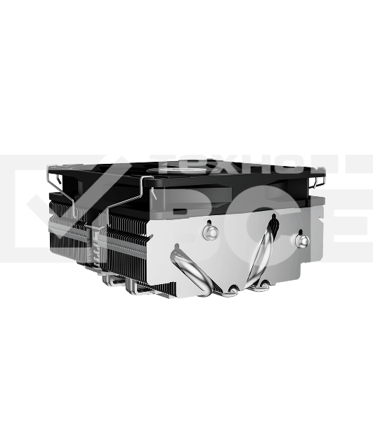 Кулер для процессора PCCooler S815I Low profile (125W, 4pin PWM, 37mm, Al/Cu, 4x6mm, 1x75mm, 51.42 CFM, 39dBA, 2000~4000 RPM, S: LGA115X/20XX/1200/1700/1851 AMD3/AMD4, silver)