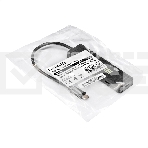 USB-Хаб (концентратор) 4-в-1 ExeGate DUB-2C2P/10G (кабель-адаптер USB 3.2 Gen2 Type C --> 2xUSB3.2 Gen2 Type-A (10G)/2xUSB3.2 Gen2 Type-C (10G), SuperSpeed+ USB 10Gbps, Plug&Play, черный), фото 1