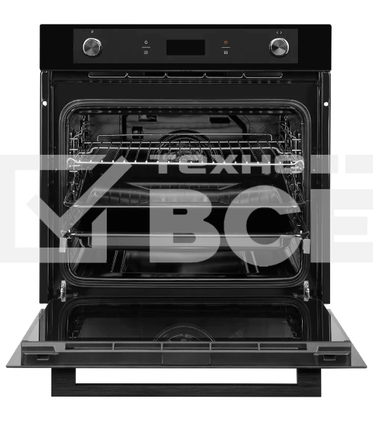Встраиваемый духовой шкаф Kuppersberg HM 629 Black 60 см, 70 л, 9 режимов, гидролизная очистка, черный