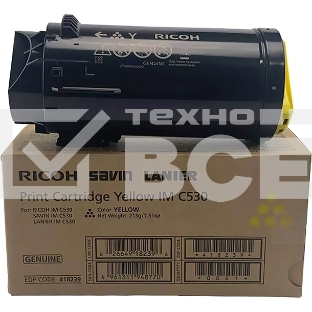 Картридж лазерный желтый Ricoh 418243 для IM C530FB/C530F