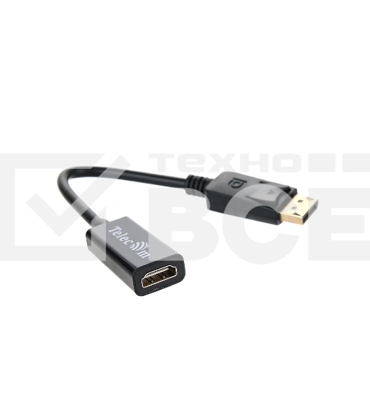 Кабель-переходник DP --> HDMI-F 0.2m, Telecom (TA553)