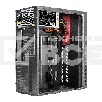 Компьютерный корпус Miditower ExeGate AA-443U-UNS450 (ATX, БП UNS450 с вент. 12см, 2хUSB+1хUSB 3.0+HD Audio, черный), фото5