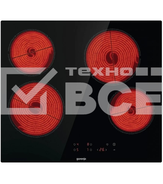 Варочная поверхность Gorenje ECT64BSCE черный