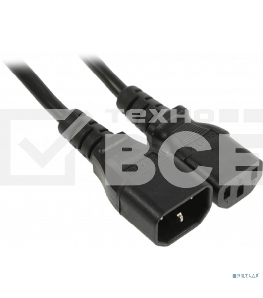 Шнур сетевой Rexant IEC 320 C13 – IEC 320 C14 3x1,0мм², длина 3м