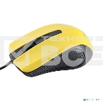 Мышь проводная оптическая Perfeo 'RAINBOW', 3 кн, USB, 1,8 м, черный/желтый PF_3443, фото 1