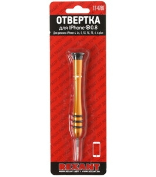 Отвертка крестовая Rexant PH 2х40 мм, двухкомпонентная рукоятка