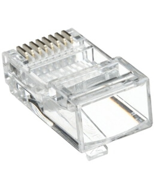 Коннектор VCOM RJ-45 для FTP кабеля 5 кат. экранированный, 100 шт,