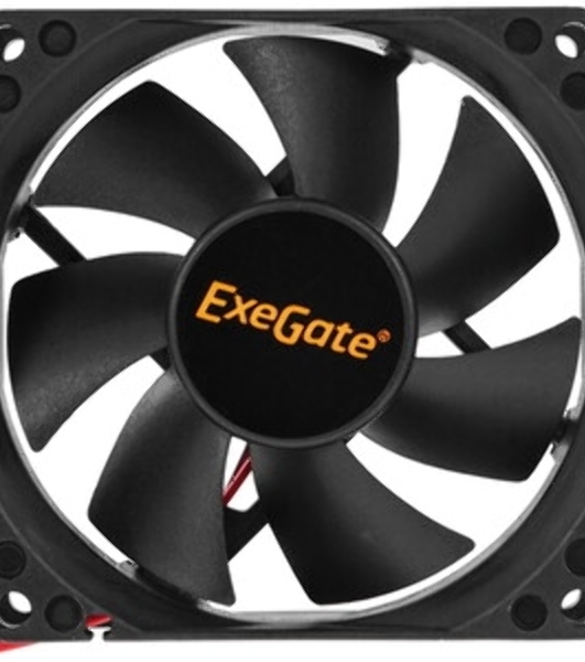 Вентилятор для корпуса ExeGate ExtraPower EP08025SM черный, 80 мм, 2500 об/мин, 25.5 дБ, 2 pin
