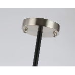 Люстра Ambrella light LH55505/12 SN/BK/CL сатин никель/черный/прозрачный E14*12 max 40W D860*905, фото3