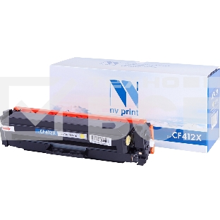 Картридж лазерный NVPrint совместимый для LJ Pro M477fdn/M477fdw/M477fnw/M452dn/M452nw CF412X Yellow (5 000k)