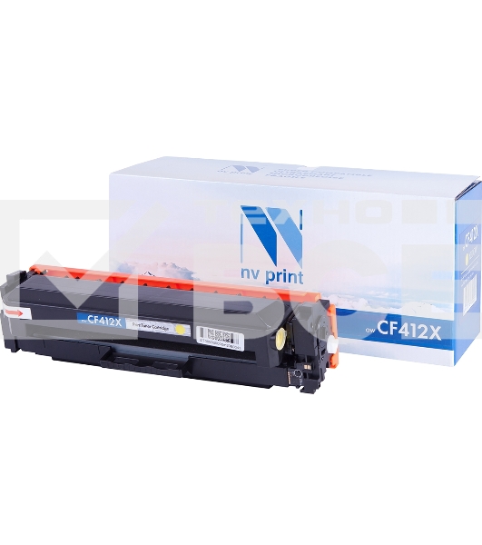 Картридж лазерный NVPrint совместимый для LJ Pro M477fdn/M477fdw/M477fnw/M452dn/M452nw CF412X Yellow (5 000k)