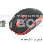 Мышь беспроводная с зарядкой от USB Smartbuy ONE 344CAG черно-красная SBM-344CAG-KR, фото 1