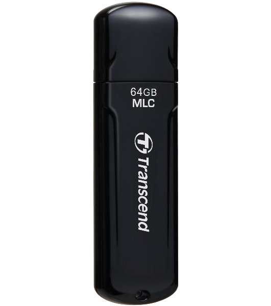 Флешка USB Transcend JetFlash 750 (TS64GJF750K), 64Gb, USB 3.0, R/W 130/40, черный