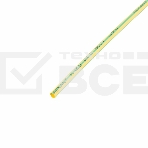 Термоусаживаемая трубка Rexant 2,0/1,0 мм, желто-зеленая, упаковка 50 шт. по 1 м, фото 1