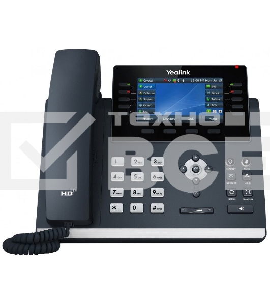 Телефон VOIP 16LINE SIP-T46U YEALINK