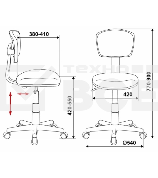Кресло детское Бюрократ CH-299/ABSTRACT спинка сетка мультиколор сиденье мультиколор абстракция