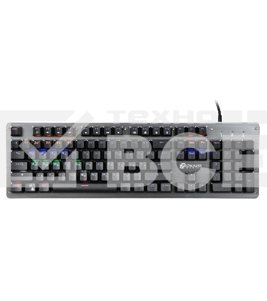 Клавиатура Oklick 970G DARK KNIGHT механическая черный USB Gamer LED