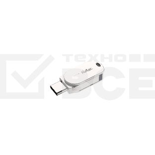 Флеш диск Netac U785 32Gb <NT03U785C-032G-30PN>, USB3.0+TypeC, металлическая