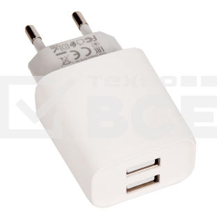 Зарядное устройство C73A Glorious dual port charger, белый