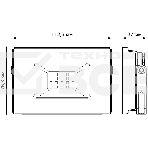 Прожектор светодиодный GAUSS 613527120 LED 20W 1300lm IP65 3000К черный 1/60, фото 1