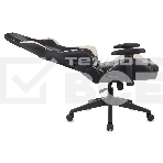 Кресло игровое Бюрократ VIKING 5 AERO WHITE черный/белый искусственная кожа, фото5