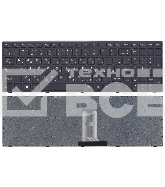 Клавиатура для ноутбука Lenovo IdeaPad B5400 M5400 черная