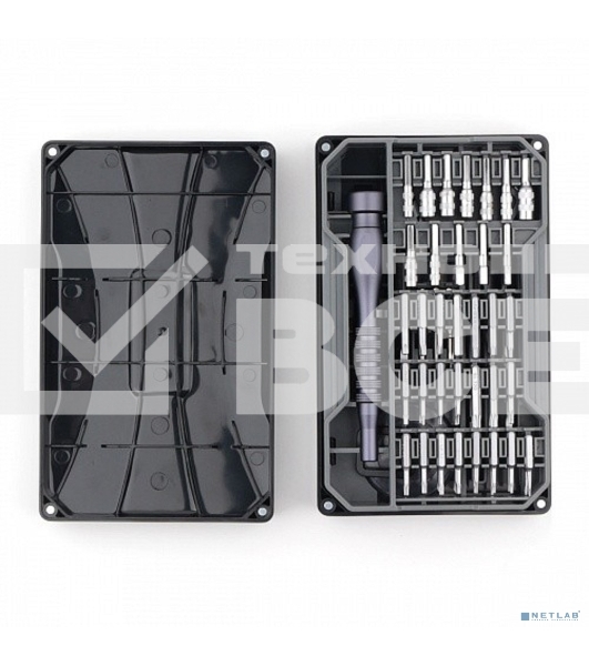 Отвертка с набором бит Cablexpert TK-SD-10R (73 предмета)