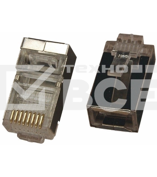 Разъем RJ-45 Rexant (8P8C) под витую пару, FTP, категория 5e