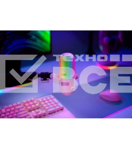 Микрофон Razer Seiren V3 Chroma - Quartz/ Razer Seiren V3 Chroma - Quartz