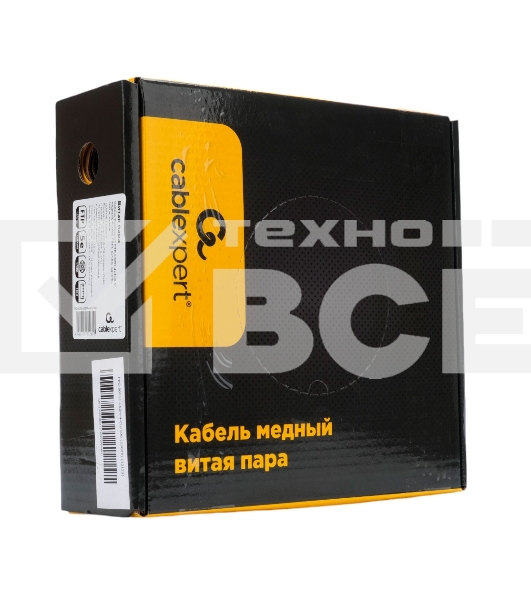 Кабель Cablexpert (RU) FTP-LSZH 4x2x0.51, медный, кат.5e, однож., 100м, box, оранж