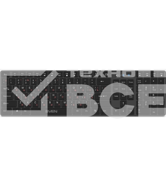 Клавиатура SVEN KB-E5300W беспроводная USB чёрный
