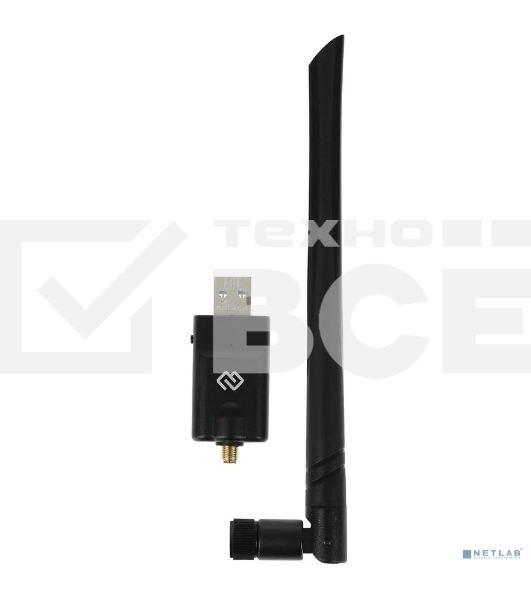 Сетевой адаптер WiFi + Bluetooth Digma DWA-BT5-AC1300E AC1300 USB 3.0 (ант.внеш.съем) 1ант. (упак.:1шт)