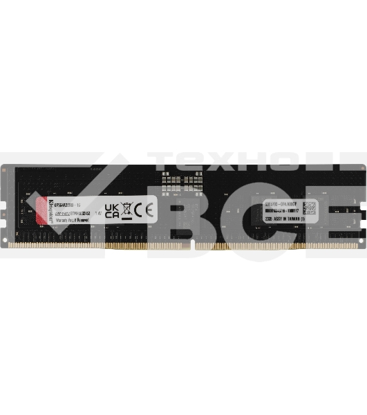 Оперативная память Kingston Fury Renegade Pro, DDR5, 16GB (1x16GB), 6400MHz, CL32, ECC, RDIMM
