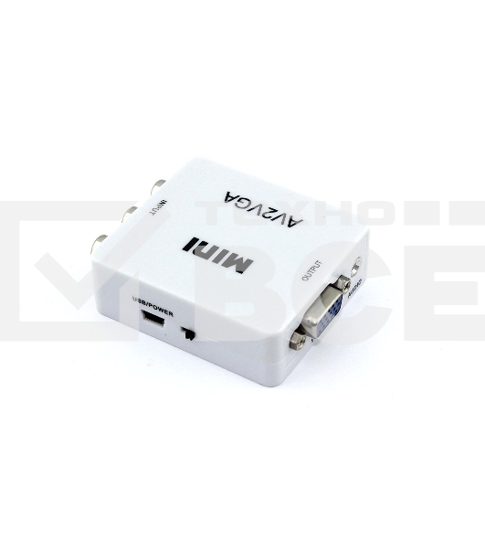 Переходник с AV (тюльпаны) на VGA