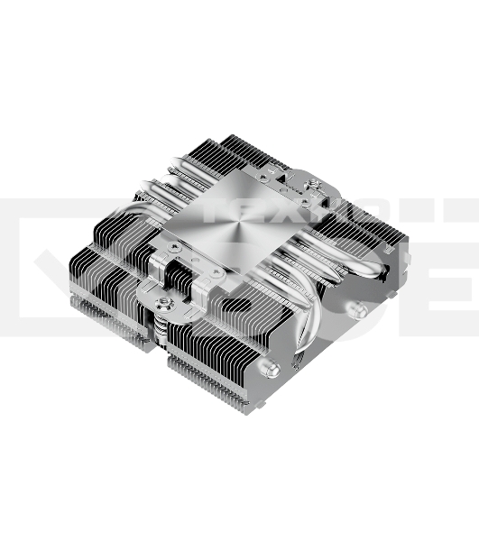 Кулер для процессора PCCooler S815I Low profile (125W, 4pin PWM, 37mm, Al/Cu, 4x6mm, 1x75mm, 51.42 CFM, 39dBA, 2000~4000 RPM, S: LGA115X/20XX/1200/1700/1851 AMD3/AMD4, silver)