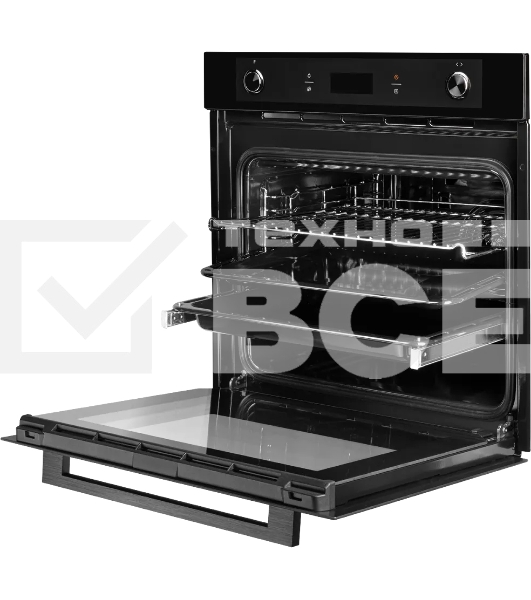 Встраиваемый духовой шкаф Kuppersberg HM 629 Black 60 см, 70 л, 9 режимов, гидролизная очистка, черный