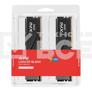 Оперативная память XPG Lancer Blade Black, DDR5, 32GB (2x16GB), 6000MHz, CL34, с радиатором, черный