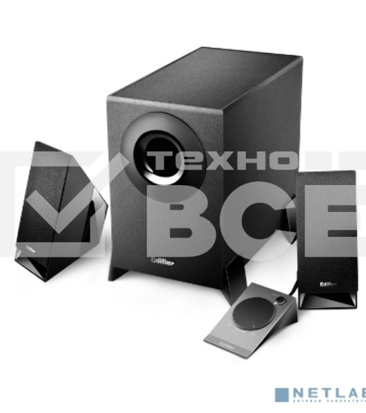 Колонки Edifier M1360 Black (8.5W, проводной пульт ДУ)