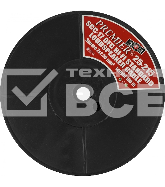 Кабель акустический Premier SCC-17 BC 100м. прозрачный (25-215 100)