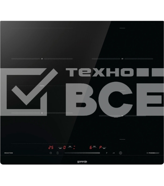 Встраиваемые индукционные панели Gorenje ISC645BSC Вид: индукционная, Тип установки: независимая, : черный, Материал варочной поверхности: стеклокерамика, Общее число конфорок: 4