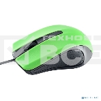 Мышь проводная оптическая Perfeo 'RAINBOW', 3 кн, USB, 1,8 м, черный/зеленый PF_3442, фото 1