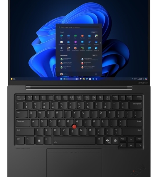 Ноутбук ThinkPad X1 Carbon Gen 13 Aura Edition WUXGA (1920x1200) IPS 500N, Ultra 7 265U, 16GB Soldered LPDDR5x, 1TB SSD M.2, Integrated Graphics, WiFi6E, BT, TPM2, FPR, IR Cam, 57Wh, 65W USB-C, Win 11 Pro, 1