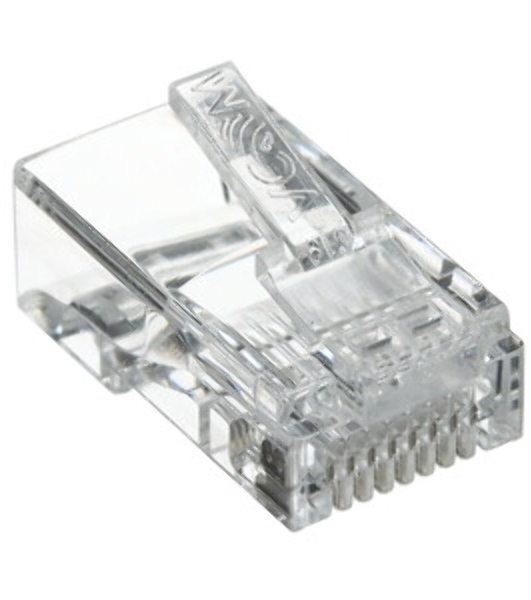 Коннектор VCOM RJ-45 для FTP кабеля 5 кат. экранированный, 100 шт,