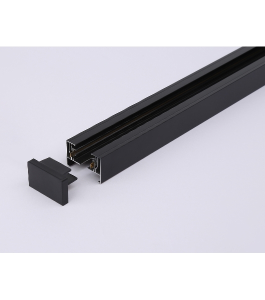 Шинопровод накладной однофазный Standard 220V GL7104 BK черный 2000*32.5*19.8 (ввод питания, 1 заглушка, крепление в комплекте)