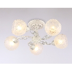 Светильник Ambrella light TR3062/5 WH/SL/FR белый/серебро/белый матовый E27/5 max 40W D615*245, фото5