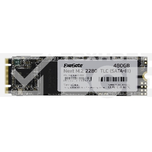 Накопитель SSD ExeGate Next A2000TS480, 480Gb, M.2 2280, SATA III, R/W 563/497