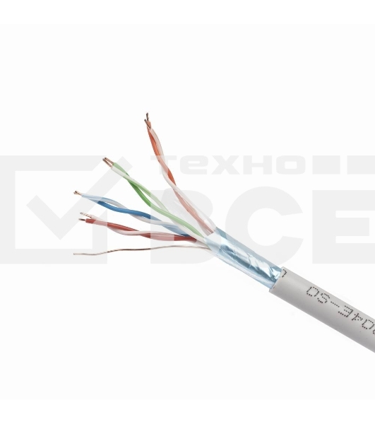 Кабель FTP Cablexpert FPC-5004E-SO кат.5e медь однож. экран, 305м pullbox, серый