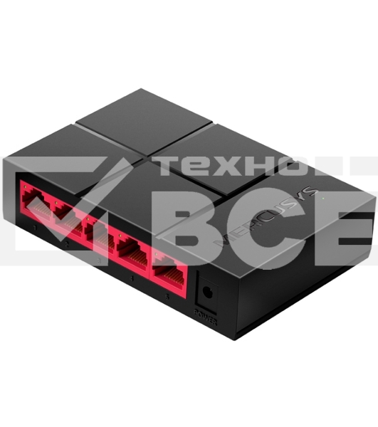Коммутатор Mercusys MS105G 5G неуправляемый