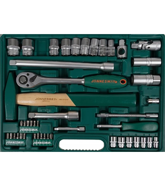 Набор головок JONNESWAY S04H52460S,  60 предметов