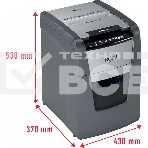 Шредер Rexel Optimum AutoFeed 100M черный с автоподачей (секр.P-5)/фрагменты/100лист./34лтр./скрепки/скобы/пл.карты, фото7